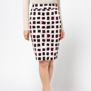 Kate Spade Geometric Pencil Skirt